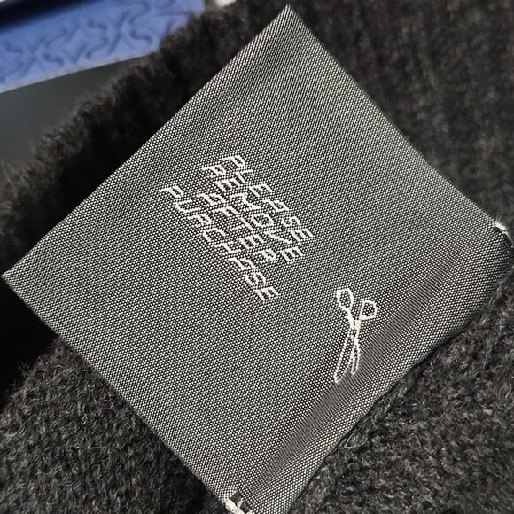 Faux Fur Wool Cardigan Sweater SzL-XL VeraWang Y2K Baddie Glam Boho Chic Preppy - Picture 16 of 16